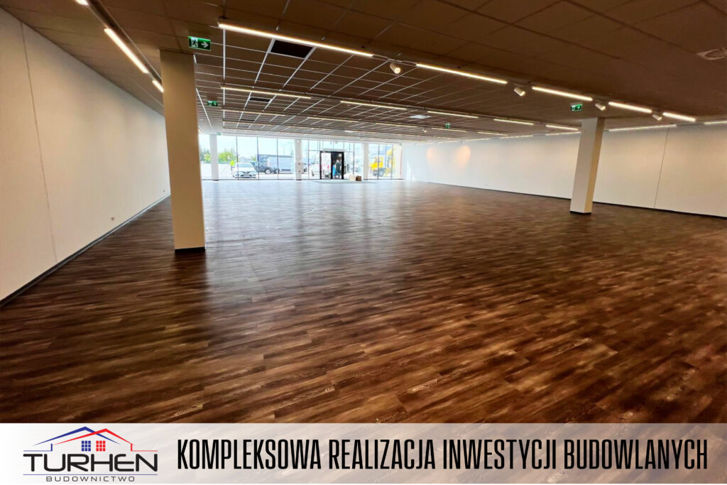 Turhen budownictwo generalny wykonawca dla sieci handlowych, firm produkcyjnych oraz indywidualnych inwestorów