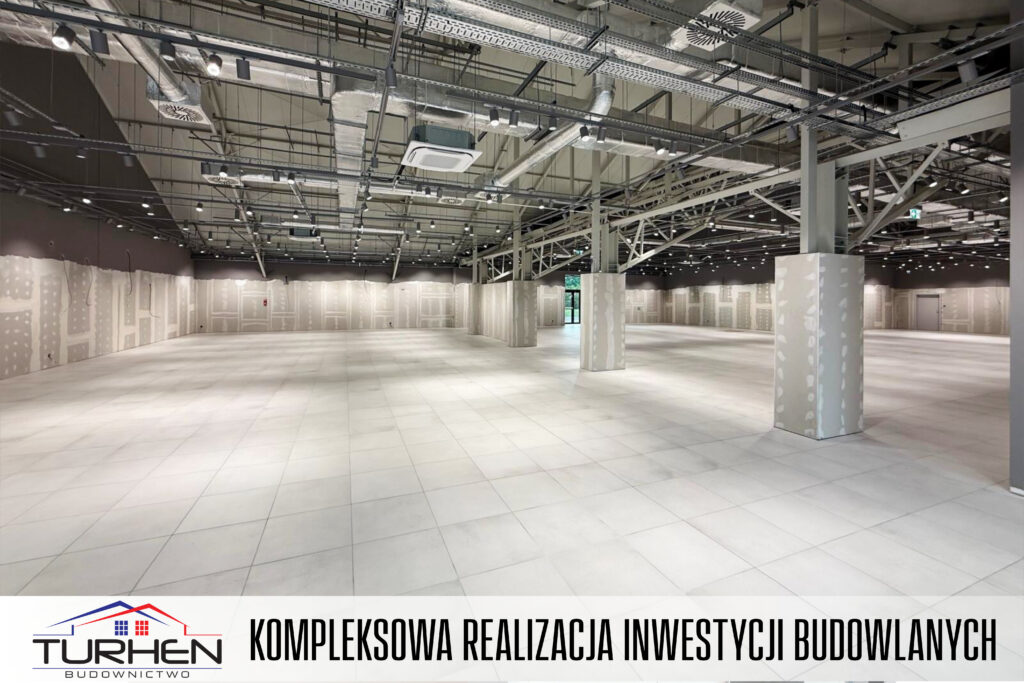 Lokal handlowy „Martes Sport” w Stanisławowie Pierwszym fit-out generalny wykonawca turhen budownictwo