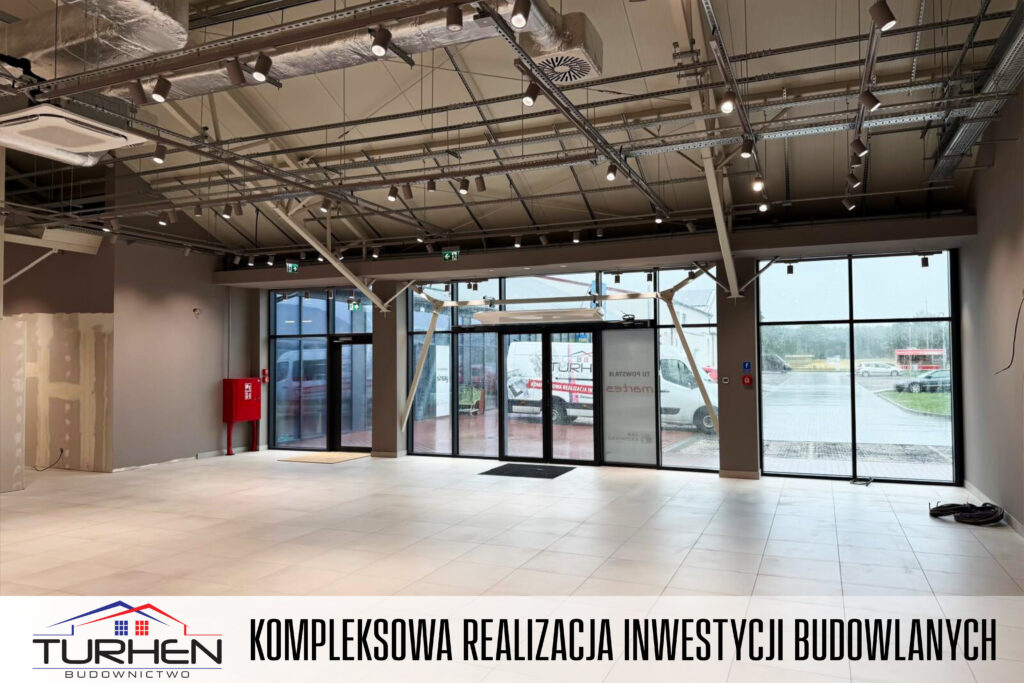 Lokal handlowy „Martes Sport” w Stanisławowie Pierwszym fit-out generalny wykonawca turhen budownictwo