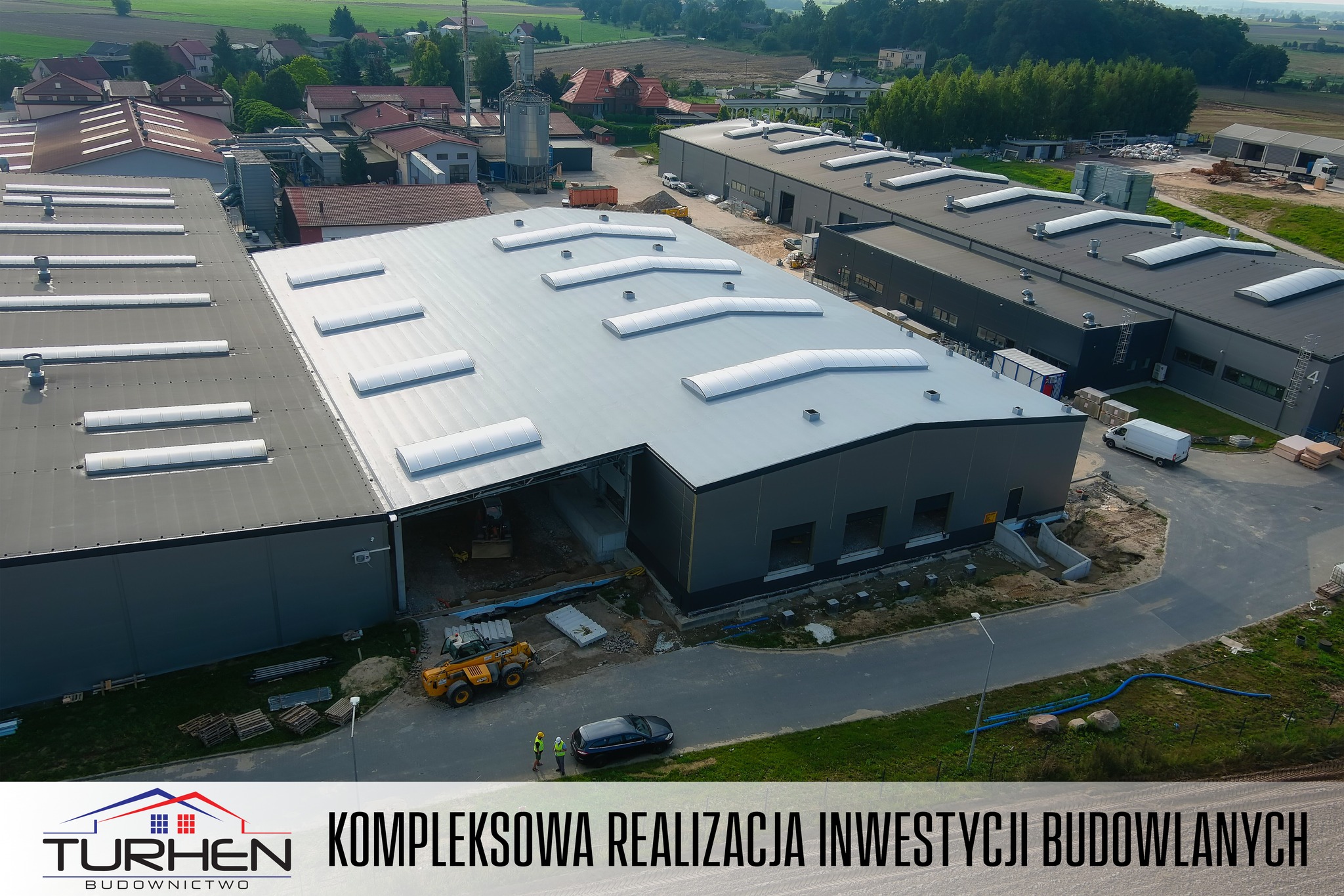Hala magazynowa w Babiętach Wielkich – postęp prac przy inwestycji Barański DRZWI